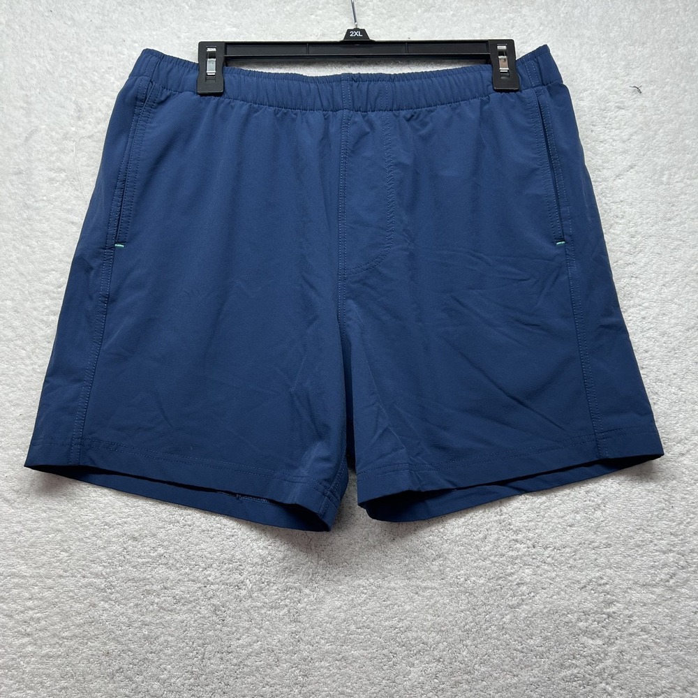 Myles Mens Size L Blue Everyday Drawstring Athletic Shorts (T9)